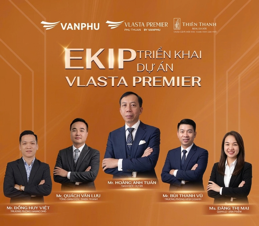 Ekip triển khai dự án Vlasta Premier